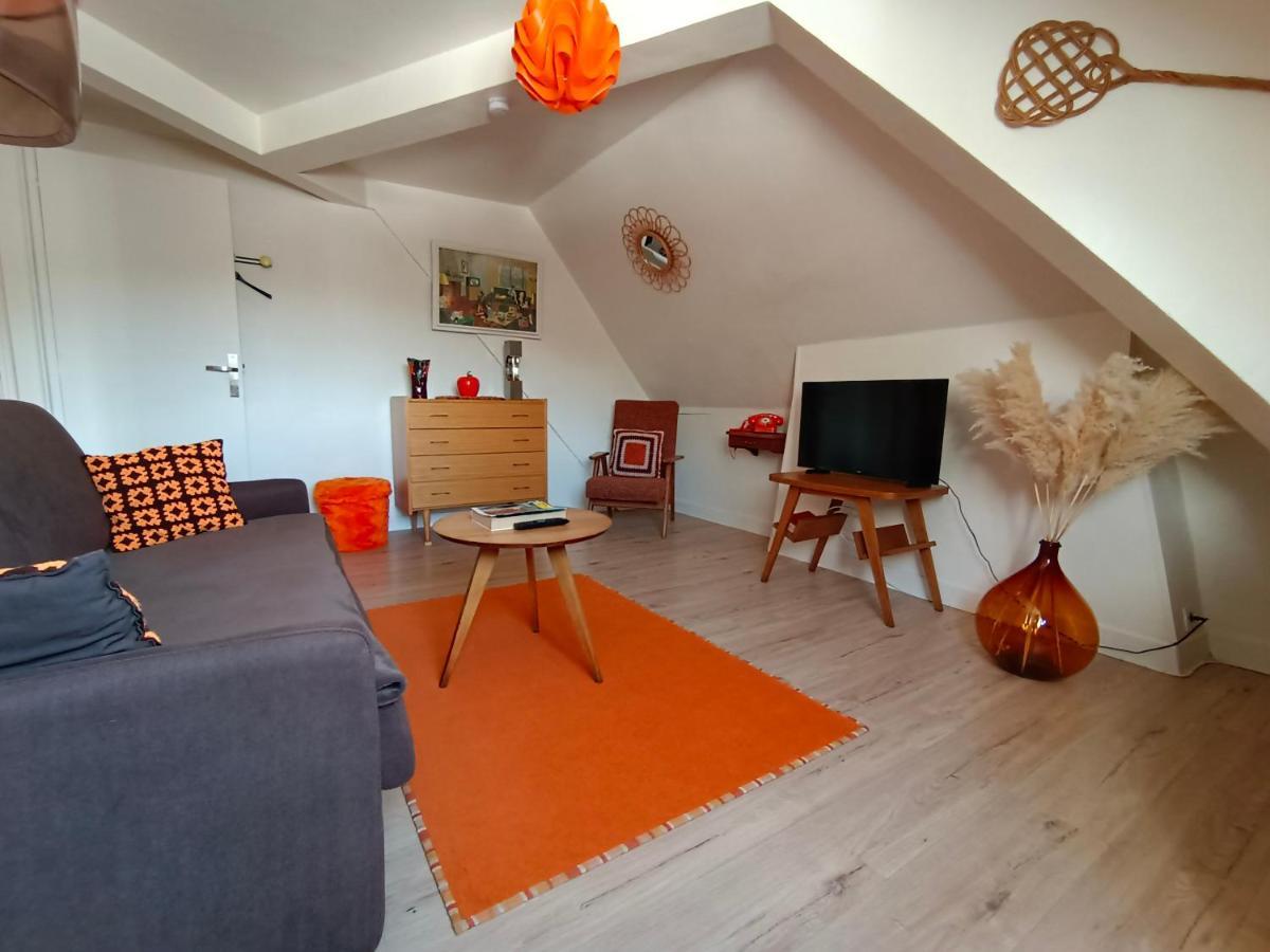 Appartement Vintage Avec Vue Sur Le Chateau 피에르퐁 외부 사진
